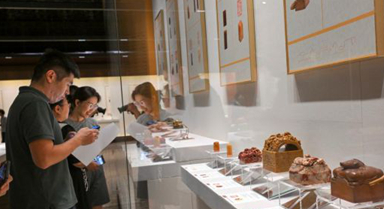 北京中軸線篆刻作品在故宮展出
